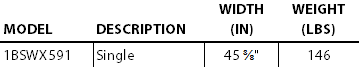 Worx Duty Single Bale Spear Chart